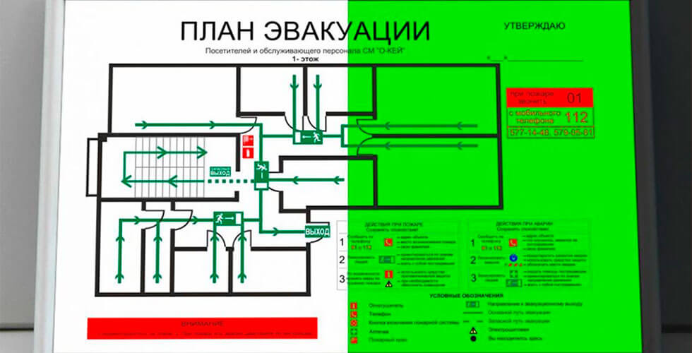Планы эвакуации